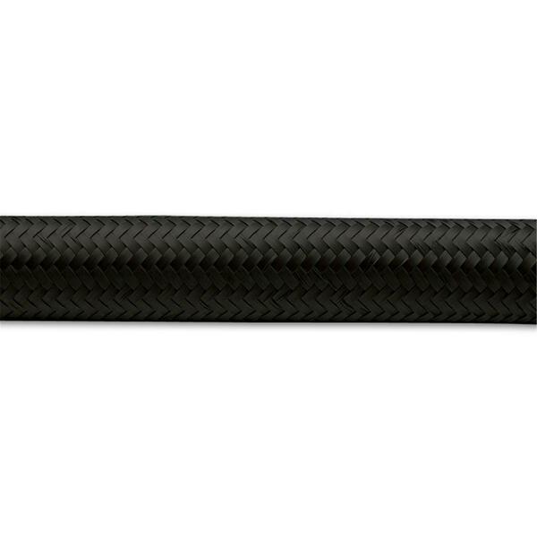 Vibrant 20 ft. Roll Nylon Braided Flex Hose, Black V32-11985